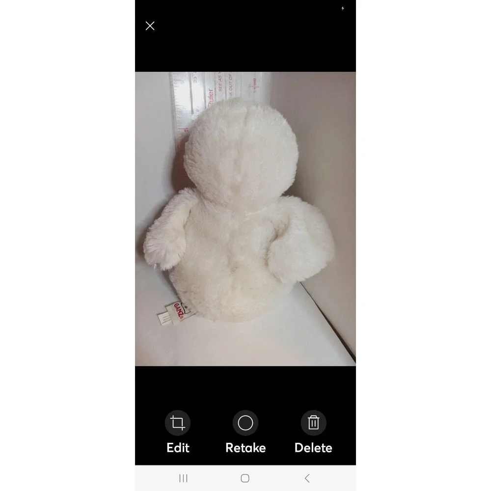 GANZ Webkinz White DUCK No Code - Stuffed Animal Plush HM 148